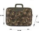 Briefcase bombata 15.6 camo khaki green