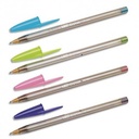 Bic cristal stylo bille couleurs fashion boîte de 20 pièces