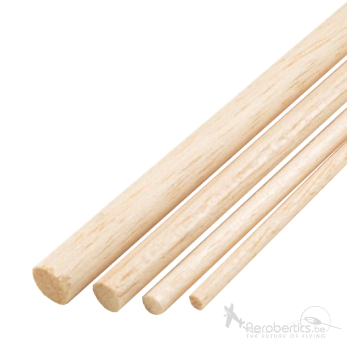 Longeron balsa rond 1000 x  2 mm