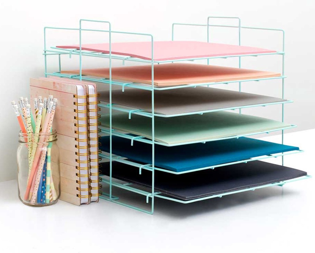 &&cp storage wire sys paper rack