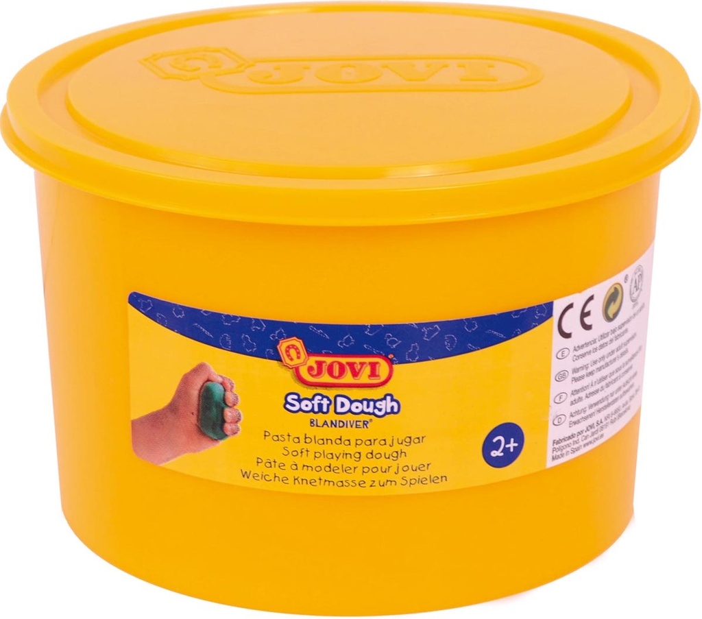 Jovi pâte à modeler soft dough 460 g jaune