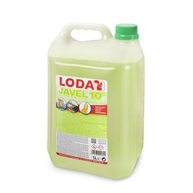 Loda eau de javel 10°, vert, bouteille de 5 l