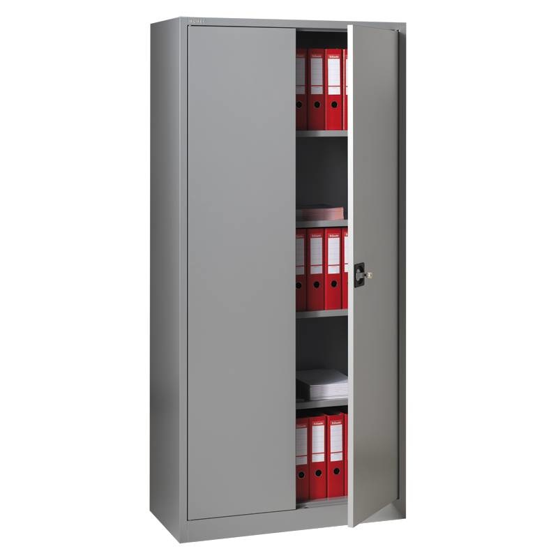 Armoire grise 2 portes h194 x l92