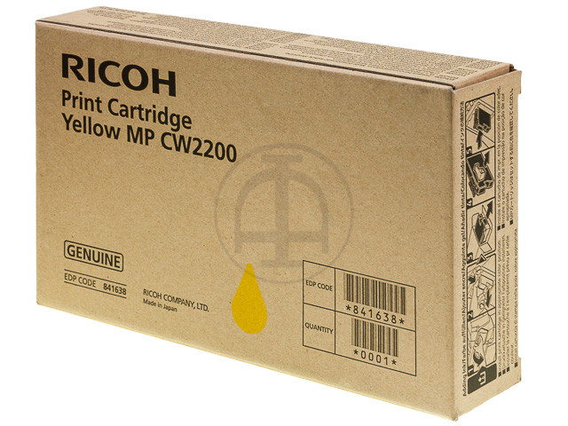 Ricoh CW encre jaune Gel 440 pages 100ml 841638