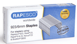 RAPESCO Agrafes 923/15, 1.000 pièces, galvanisé