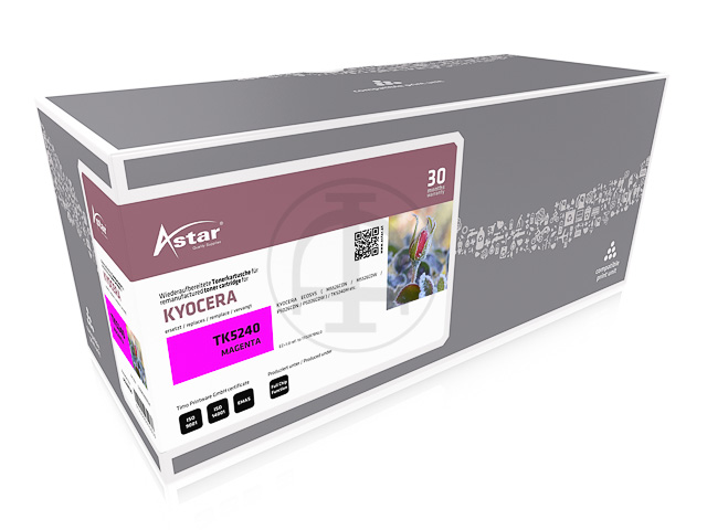 AS20028 ASTAR KYOCERA TK5240 ECOSYS TONER MAGENTA REBUILT 3000PAGES PUCE