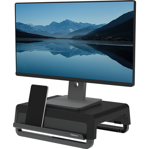 Support moniteur Fellowes Breyta Noir