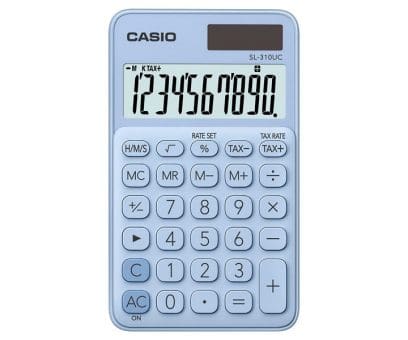 Calculatrice Casio Pocketful bleu clair