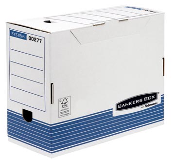 Bankers box system boîte d'archives, ft a4, dos de 15 cm, bleu