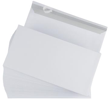 Gallery enveloppes, ft 110 x 220 mm, bande adhésive, boîte de 500 pièces