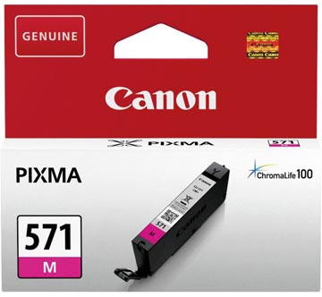 Canon cartouche d'encre cli-571m, 345 pages, oem 0387c001, magenta