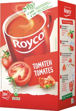Royco minute soup tomates, paquet de 25 sachets