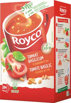 Royco minute soup tomate basilic, paquet de 20 sachets