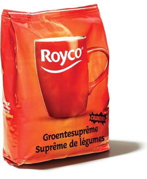 Royco minute soup legumes, pour automates, 140 ml, 90 portions