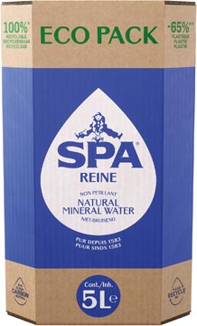 Spa reine eau, non pétillant, eco pack de 5 l