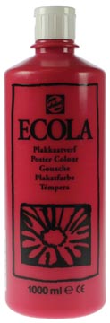 Talens ecola gouache flacon de 1000 ml, carmin