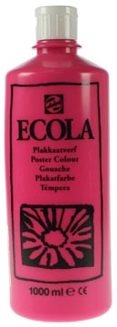 Talens ecola gouache flacon de 1000 ml, rose tryrien (magenta)