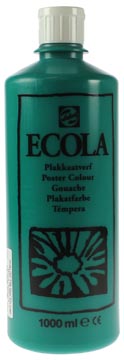 Talens ecola gouache flacon de 1000 ml, vert foncé