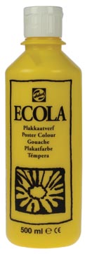 Talens ecola gouache flacon de 500 ml, jaune