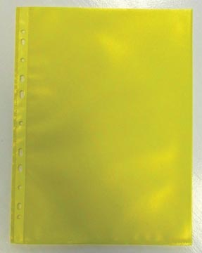 Bronyl pochette perforée, jaune, paquet de 50