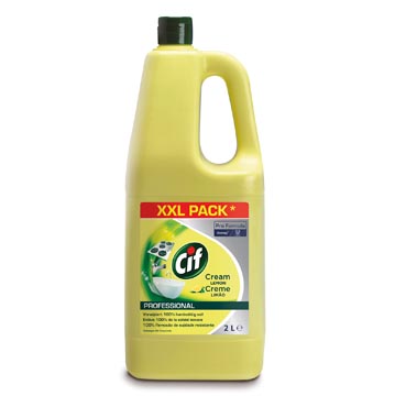 Cif crème récurante citron, flacon de 2 l