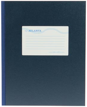 Atlanta by jalema registre quarto large 128 pages, bleu