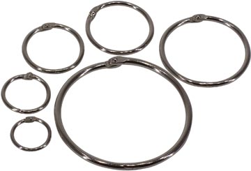 Bronyl anneaux brisés diamètre 32 mm, boîte de 100 pièces