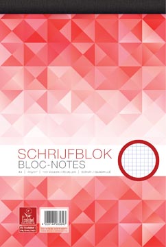 Work bloc-notes, ft a4, 70 g/m², 100 feuilles, quadrillé 5 mm