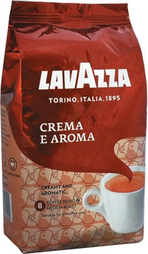 Lavazza café en grains crema e aroma, sac de 1 kg