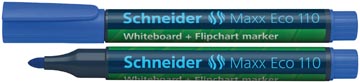 Schneider marqueur pour tableaux blancs + tableaux de conférence maxx eco110 bleu