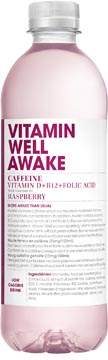 Vitamin well eau vitaminée awake, 500 ml, paquet de 12