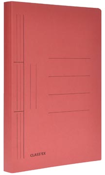 Class'ex chemise à glissière, ft 25 x 32 cm (pour ft a4), cerise