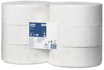 Tork papier toilette jumbo, 2 plis, système t1, paquet de 6 rouleaux
