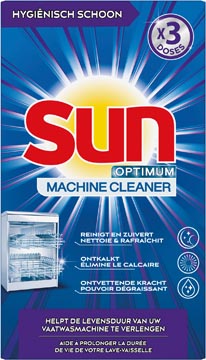 Sun nettoyant lave-vaisselle, boîte avec 3 doses