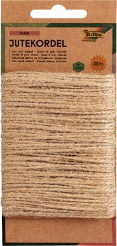 Folia cordon en jute, 20 m