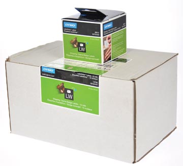 Dymo value pack: étiquettes labelwriter ft 101 x 54 mm, blanc, boîte de 12 x 220 étiquettes