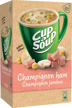 Cup-a-soup champignon jambon, paquet de 21 sachets
