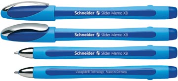Schneider stylo bille slider memo xb, bleu