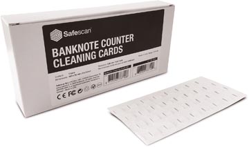 Safescan cartes de nettoyage pour compteuses