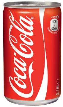 Coca-cola boisson rafraîchissante, mini canette de 15 cl, paquet de 24 pièces