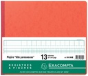 Exacompta registres, ft 27 x 32 cm, 13 colonnes sur 1 page, 31 lignes, 80 pages