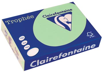 Clairefontaine trophée papier couleur, a4, 80 g, 500 feuilles, vert nature