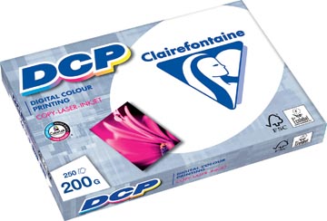 Clairefontaine dcp papier de présentation, a4, 200 g, paquet de 250 feuilles