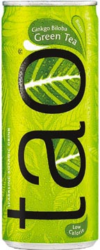 Tao botanic green tea, canette de 25 cl, paquet de 24 pièces