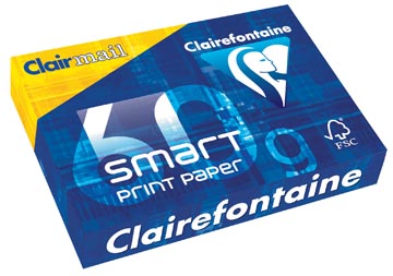 Clairefontaine smart printing papier d'impression, a4, 60 g, paquet de 500 feuilles