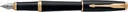 Parker urban stylo plume fine, muted black gt