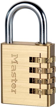 De raat master lock cadenas avec combinaison, modèle 604eurd