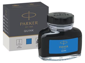 Parker quink encrier, bleu roi