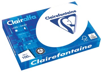 Clairefontaine clairalfa papier de présentation a3, 100 g, paquet de 500 feuilles