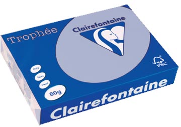 Clairefontaine trophée papier couleur, a4, 80 g, 500 feuilles, lavande